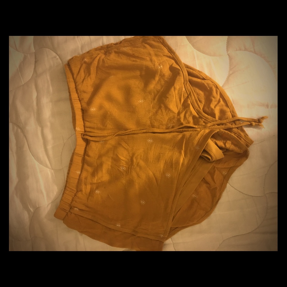 Orange summer shorts